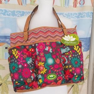 SALE!  NWT Lily Bloom Playful Garden Nessa Tote
